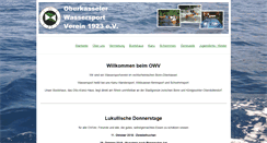 Desktop Screenshot of owv-oberkassel.de