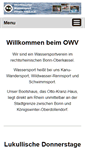 Mobile Screenshot of owv-oberkassel.de